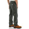 Carhartt Men’s FR Loose Straight Canvas Pant(Moss)
