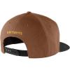 Carhartt Men’s Firm Duck Flat Brim Cap(Red Duck)