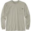 Carhartt Mens Flame Resistant Force Loose Fit Lightweight Long-Sleeve Longhorn Graphic T-Shirt(Greige)
