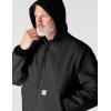 Carhartt Mens Flame Resistant Loose Fit Duck Insulated Active Jac(Black)