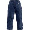 Carhartt Men’s Flame Resistant Signature Denim Dungaree(Classic Dark)