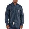 Carhartt Men’s Flame-Resistant Classic Twill Shirt(Dark Navy)