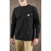 Carhartt Men’s Flame-Resistant Force Cotton Long-Sleeve T-Shirt(Black)