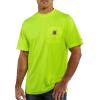 Carhartt Men’s Force Color Enhanced Short-Sleeve T-Shirt(Brite Lime)