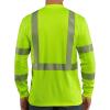 Carhartt Men’s Force High-Visibility Long-Sleeve Class 3 T-Shirt(Brite Lime)