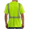 Carhartt Men’s Force High-Visibility Short-Sleeve Class 2 T-Shirt(Brite Lime)