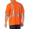 Carhartt Men’s Force High-Visibility Short-Sleeve Class 2 T-Shirt(Brite Orange)