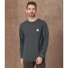 Carhartt Men’s Force Relaxed Fit Midweight Long-Sleeve Pocket T-Shirt(Carbon Heather)