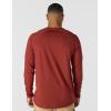 Carhartt Men’s Force Relaxed Fit Midweight Long-Sleeve Pocket T-Shirt(Dark Spice Red Heather)