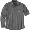 Carhartt Men’s Force Sun Defender Relaxed Fit Lightweight Long-Sleeve Shirt(Steel)
