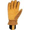 Carhartt Men’s GL0781M Insulated Duck/Synthetic Leather Knit Cuff Glove(Brown)