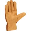 Carhartt Men’s GW0793M Duck/Synthetic Leather Open Cuff Glove(Carhartt Brown)