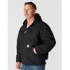 Carhartt Men’s J140 Loose Fit Firm Duck Insulated Flannel-Lined Active Jac(Black)