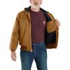 Carhartt Men’s J140 Loose Fit Firm Duck Insulated Flannel-Lined Active Jac(Gravel)
