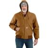 Carhartt Men’s J140 Loose Fit Firm Duck Insulated Flannel-Lined Active Jac(Gravel)