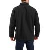 Carhartt Men’s Loose Fit Washed Duck Sherpa-Lined Coat(Black)
