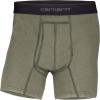 Carhartt Men’s MBB124 5 Inch Basic Boxer Brief 2-Pack(Burnt Olive)