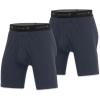 Carhartt Men’s MBB124 5 Inch Basic Boxer Brief 2-Pack(Navy)