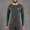 Carhartt Men’s MBL131 Base Force® Midweight Base Layer Poly-Wool Crew(Black Heather)