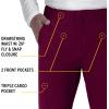 Carhartt Mens Men’s Force Straight Leg Pant(Wine)
