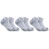 Carhartt Men’s Midweight Cotton Blend Low Cut Sock 3 Pack(Grey/Grey)