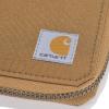 Carhartt Men’s Nylon Duck Zipper Wallet, Deep Wine(Carhartt Brown)