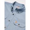 Carhartt Mens Original Fit Short Sleeve (Big & Tall) Work Utility Button Down Shirt, Blue Chambray, 3X-Large US