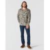 Carhartt Men’s Relaxed Fit Heavyweight Long-Sleeve Pocket Camo Logo Graphic T-Shirt(Khaki Vintage Camo)