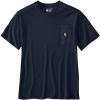 Carhartt Men’s Relaxed Fit Lightweight Short-Sleeve Pocket Camo Graphic T-Shirt(Navy)