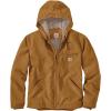 Carhartt Men’s Relaxed Fit Washed Duck Sherpa-Lined Jacket(Carhartt Brown)