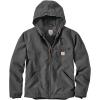 Carhartt Men’s Relaxed Fit Washed Duck Sherpa-Lined Jacket(Gravel)