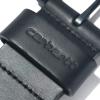 Carhartt Men’s Rugged Burnished Leather Box Belts(Black)