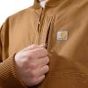 Carhartt Men’s Rugged Flex Duck Relaxed Fit Bomber Jacket(Carhartt Brown)