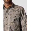 Carhartt Men’s Rugged Flex Relaxed Fit Canvas Fleece-Lined Shirt Jac(Khaki Vintage Camo)