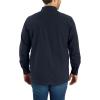 Carhartt Men’s Rugged Flex Relaxed Fit Canvas Fleece-Lined Shirt Jac(Navy)