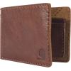 Carhartt Men’s Rugged Patina Leather Wallets, Available in Multiple Styles and Colors(Brown (Bifold))