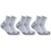 Carhartt Men’s SQ6103M Lightweight Cotton Blend Quarter Sock 3-Pack(Gray)