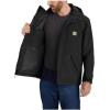Carhartt Men’s Storm Defender Loose Fit Heavyweight Jacket(Black)