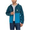 Carhartt Mens Storm Defender Relaxed Fit Lightweight Packable Jacket(Night Blue/Marine Blue)
