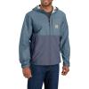Carhartt Mens Storm Defender Relaxed Fit Lightweight Packable Jacket(Thundercloud/Bluestone)
