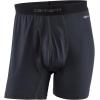 Carhartt Men’s UU0196M Force® Stretch Jersey 5 Inch Boxer Brief 2-Pack(Black)