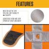 Carhartt Mesh Safety Dog Vest, Hi-Visibility Lightweight Dog Vest(Medium)