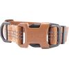 Carhartt Nylon Webbing Dog Collar, Fully Adjustable W/Durable Side Release Buckle, Hunter Orange, Large(Carhartt Brown)