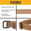 Carhartt Nylon Webbing Dog Collar, Fully Adjustable W/Durable Side Release Buckle, Hunter Orange, Large(Light Moss)