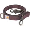Carhartt Pet Durable Nylon Duck Leashes for Dogs, Reflective Stitching for Visibility, Blanket Stripe, One Size(Deep Wine (Nylon Canvas & Webbing))