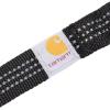 Carhartt Pet Durable Nylon Webbing Shock Absorbing Leash for Dogs, Reflective Stitching for Visibility, Carhartt Brown (Shock Absorbing), Large(Black)