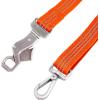 Carhartt Pet Durable Nylon Webbing Shock Absorbing Leash for Dogs, Reflective Stitching for Visibility, Carhartt Brown (Shock Absorbing), Large(Hunter Orange)