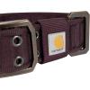 Carhartt Pet Fully Adjustable Wide Webbing Collar for Dogs, Heavy Duty Nylon for Walking & Training, Black, Medium(Deep Wine)