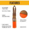 Carhartt Pet Training Tool, Dog Retrieving Bumper, Rugged Nylon Duck Canvas Training Bumper Designed for Retrieval Training, Hunter Orange(Hunter Orange)