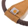 Carhartt Pet Training Tools, Rugged Dog Toys for Tug and Fetch, Bumper Compressed Flet Chew(Firm Duck Wheel Dog Pull)